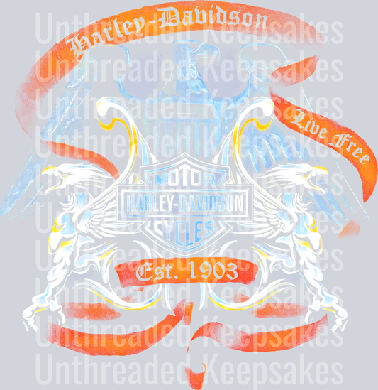 HD 1 Halftone DTF Transfer Requires Dark Garment