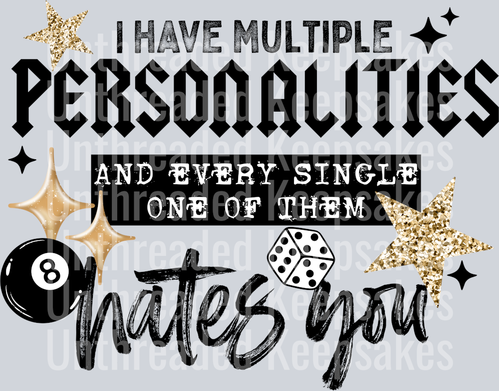 Multiple_Personalities_Black_WordsDTF Transfer