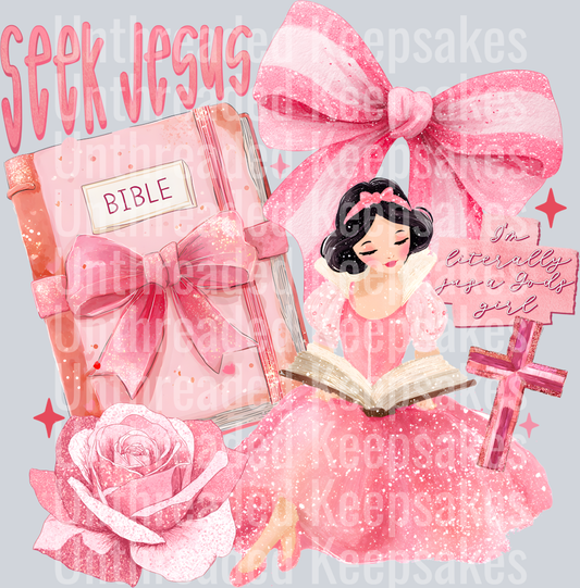 Seek_Jesus DTF Transfer