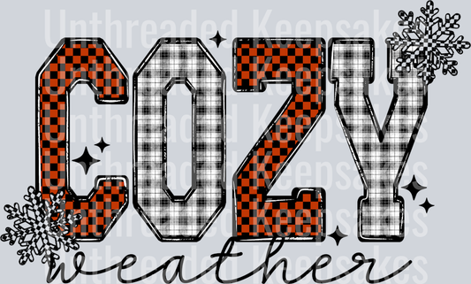 Cozy plaid and checkerDTF Transfer