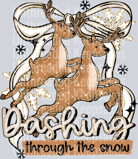 Dashing_Through_The_snow_  DTF Transfer