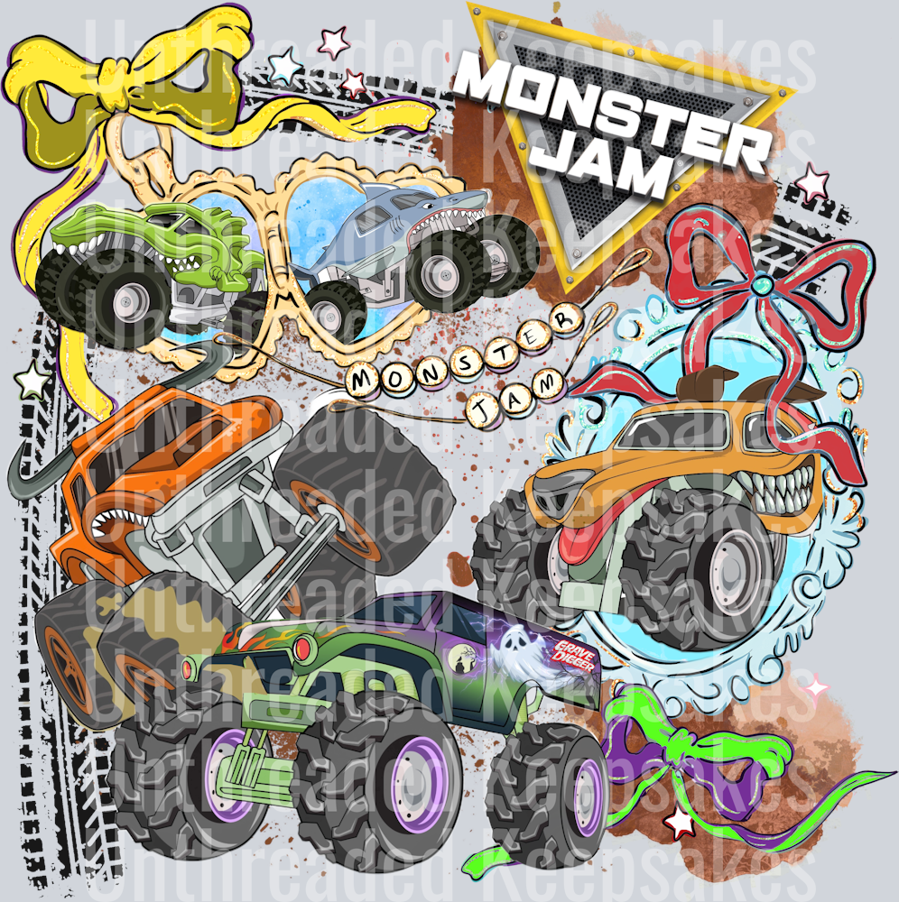 Monster jam  DTF Transfer
