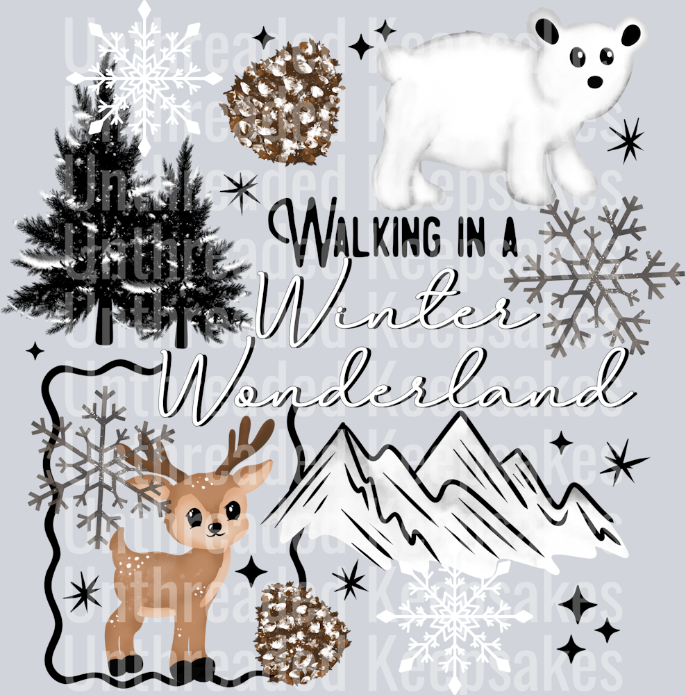 Winter_Wonderland 1  DTF Transfer