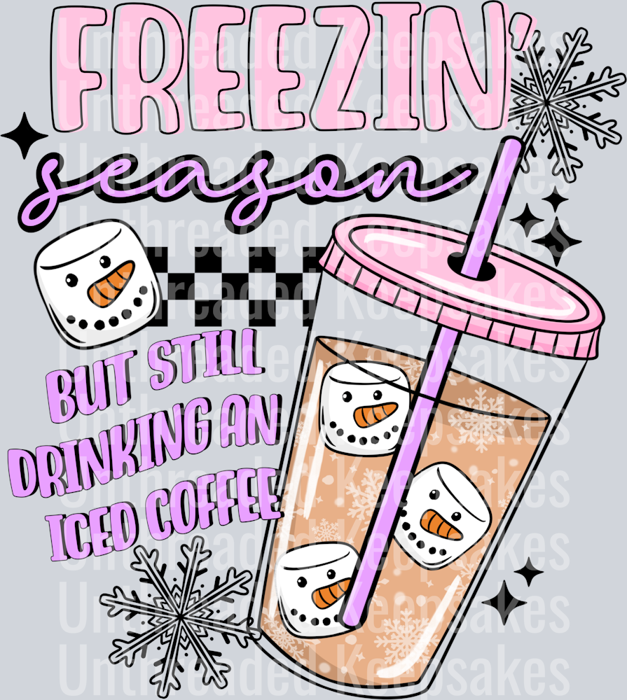 Freezing_Season_Iced_CoffeeDTF TRANSFER