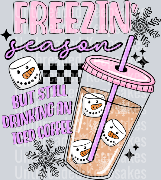 Freezing_Season_Iced_CoffeeDTF TRANSFER