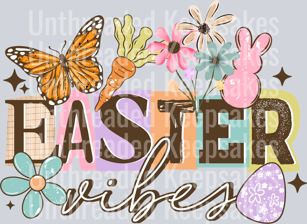 Easter Vibes  DTF Transfer