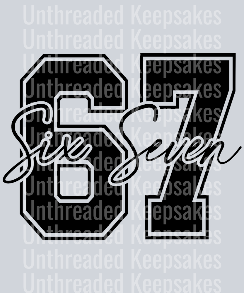 six seven DTF Transfer