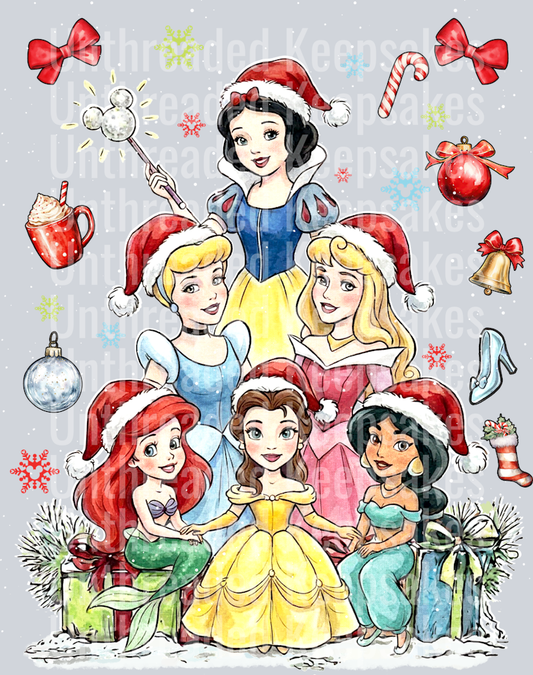 Princesses  DTF Transfer