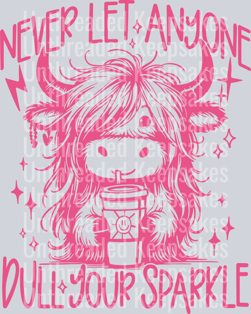 NeverLetHeiferPink-DTF Transfer