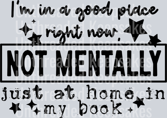 Just_In_My_Book_Single_Color_Black 2DTF Transfer