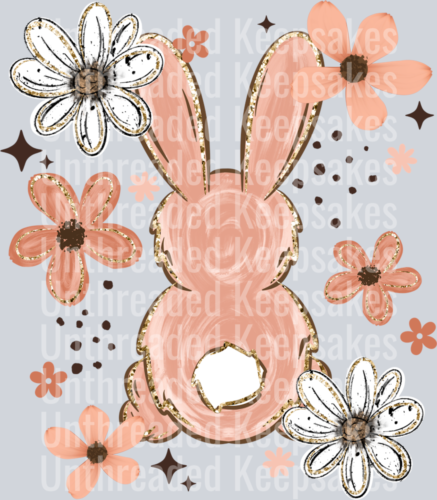 Blush_Floral_BunnyDTF Transfer