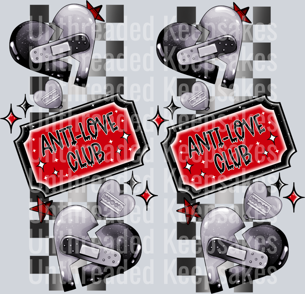 Anti love sleeve  DTF Transfer