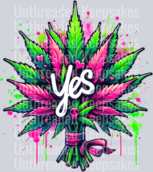 Cannabis Skulls (8)DTF Transfer