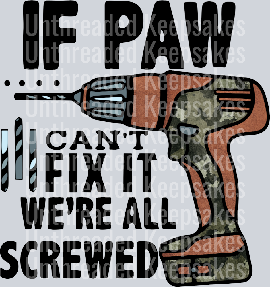 paw -DTF Transfer