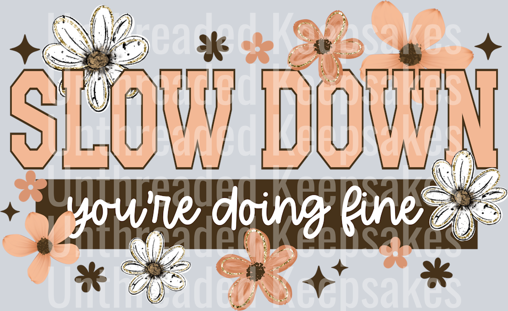 Slow_Down_You're_Doing_FineDTF Transfer