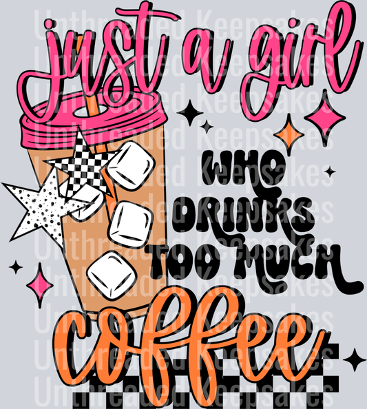 Too_Much_CoffeeDTF Transfer