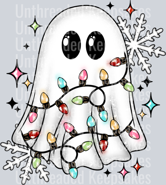 Ghost_And_Christmas_Lights 2DTF Transfer