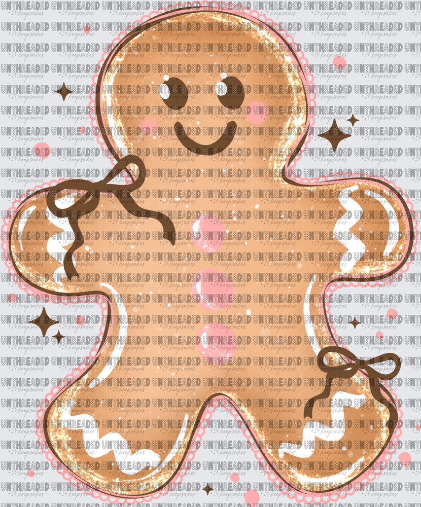 Pink gingerbread