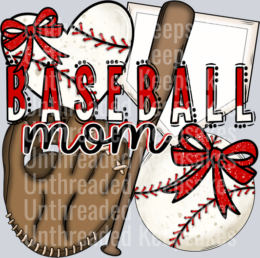 Baseball Mom DTF Transfer