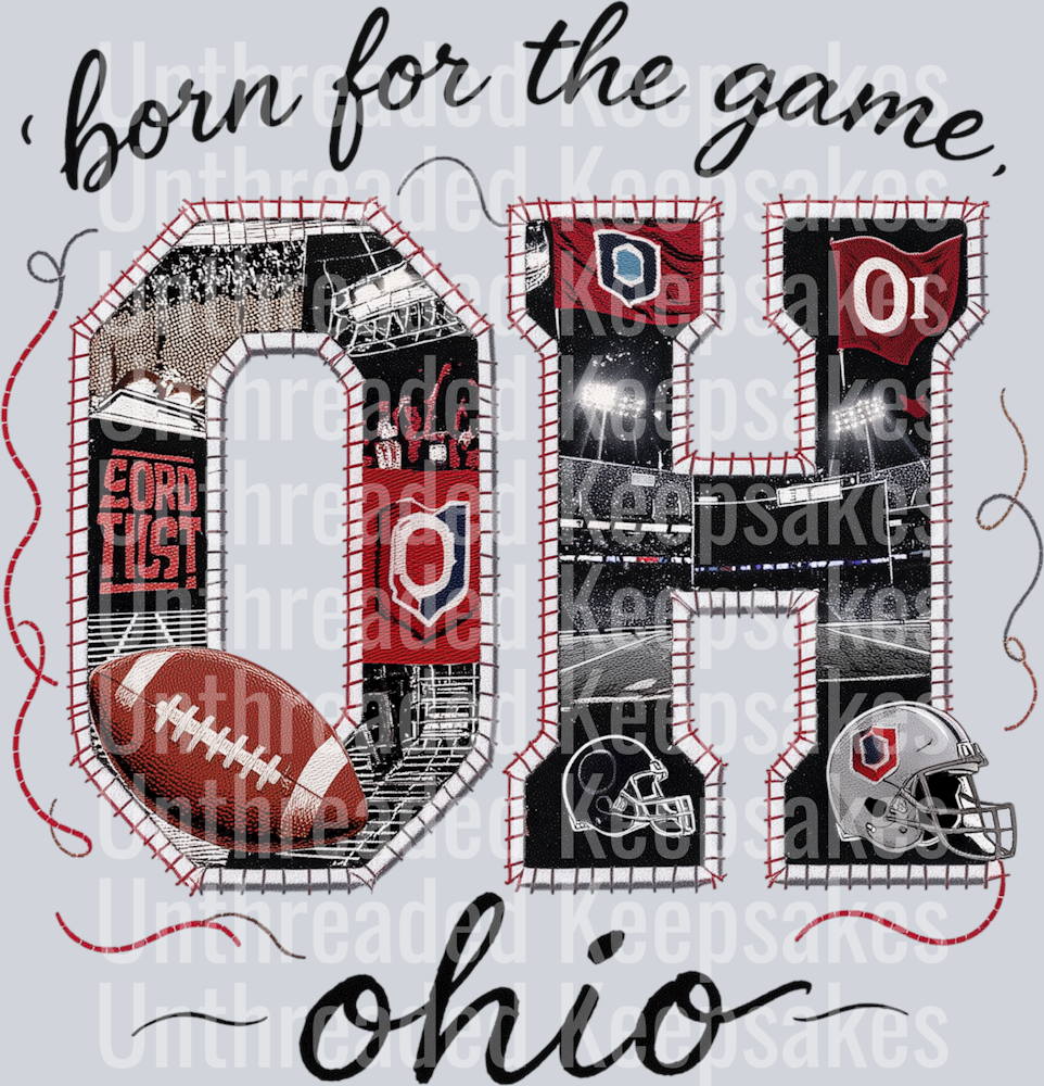 Ohio State DTF Transfer