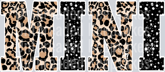 Mini leopard polka dots DTF Transfer