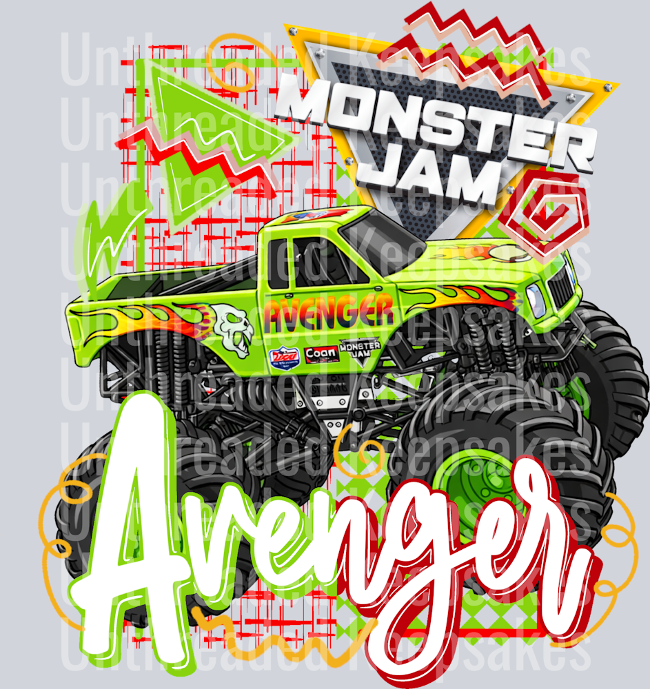 Retro Avenger DTF Transfer