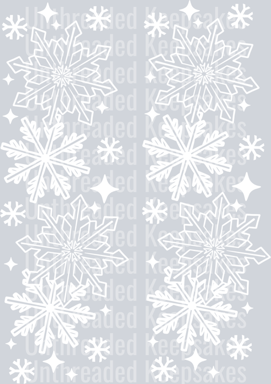 Freezing sleeve single color whiteDTF Transfer