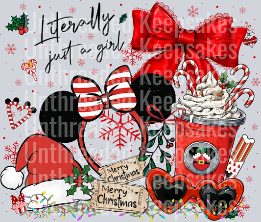 Just a Girl DTF Transfer