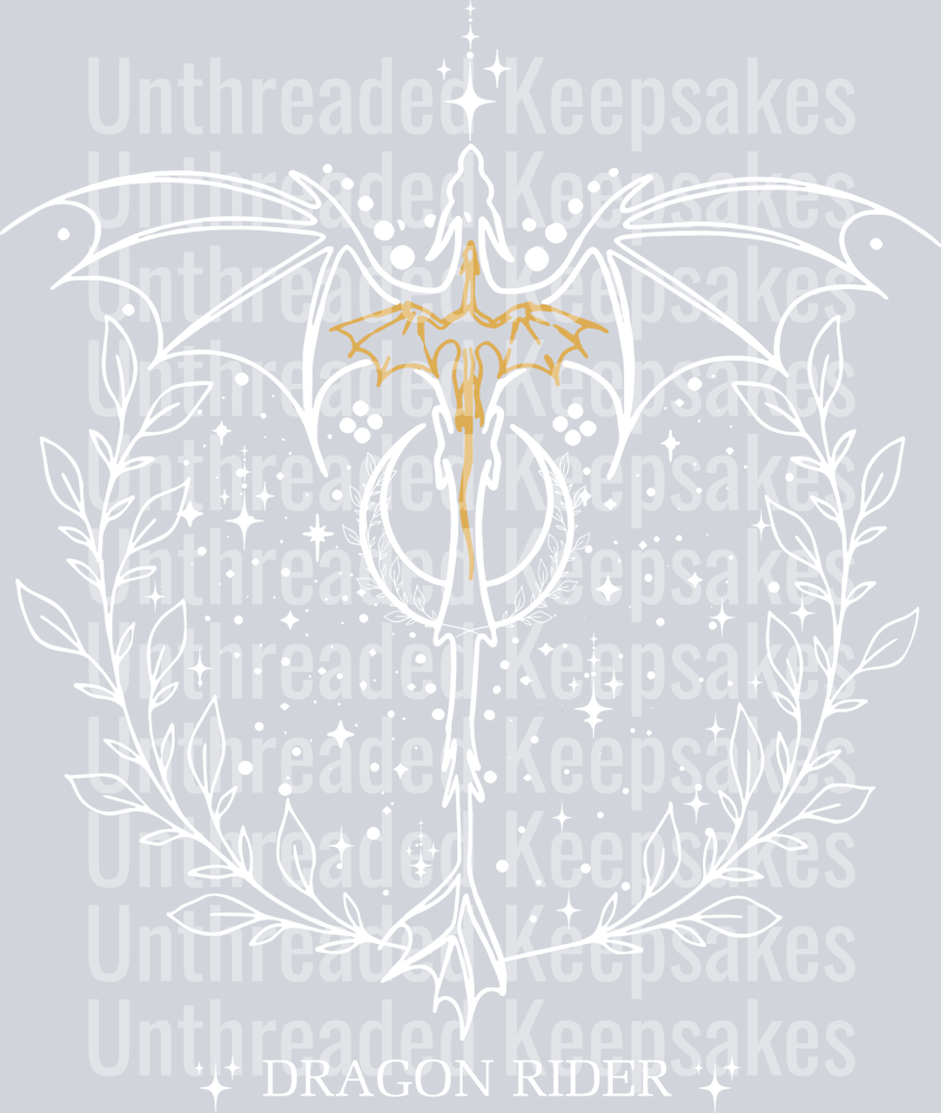 Fourth Wing Dragon DTF Transfer