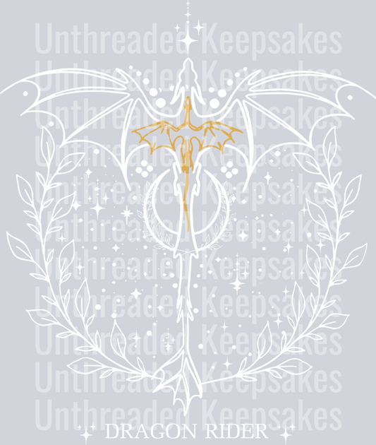 Fourth Wing Dragon DTF Transfer