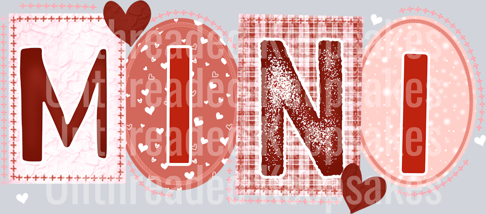 Mini_Mixed_Fonts DTF Transfer