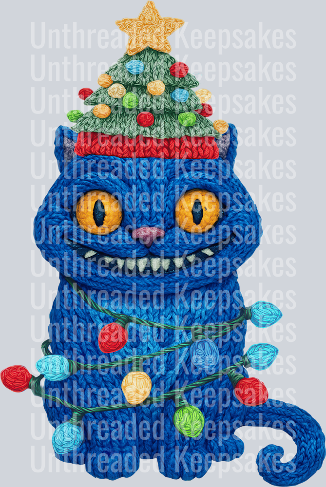 Yarn Crochet Derpy Christmas DTF Transfer