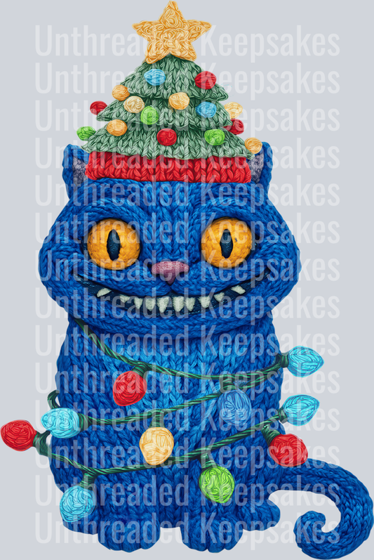 Yarn Crochet Derpy Christmas DTF Transfer