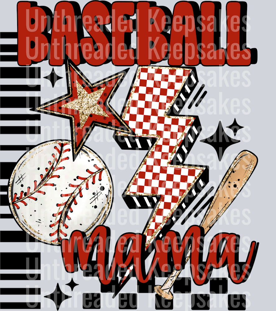 Baseball_Mama DTF Transfer