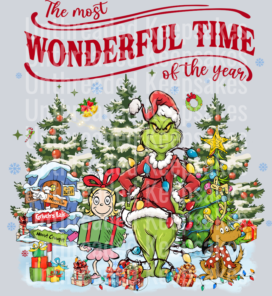 Most wonderful time year  DTF Transfer