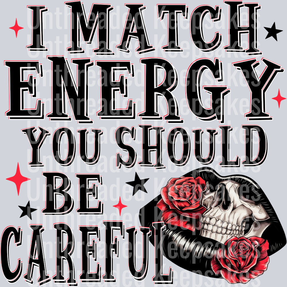 I Match Energy DTF Transfer