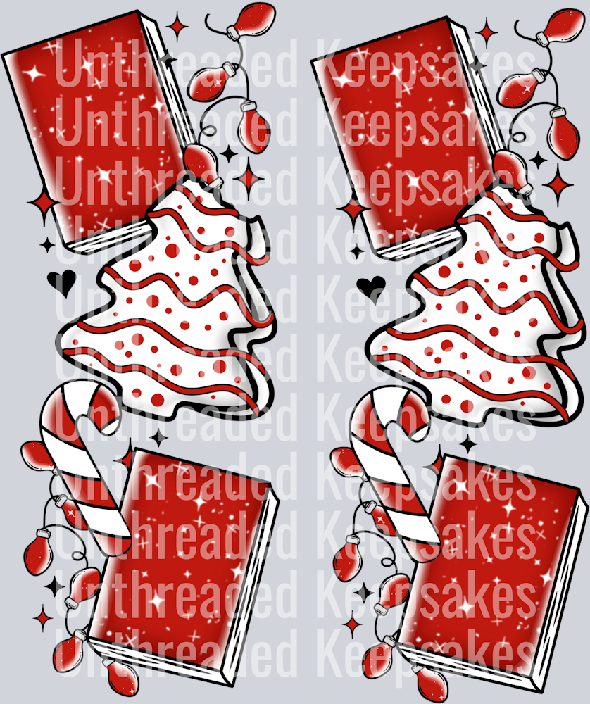 Christmas_Ghistie_with_Book_SleeveDTF Transfer