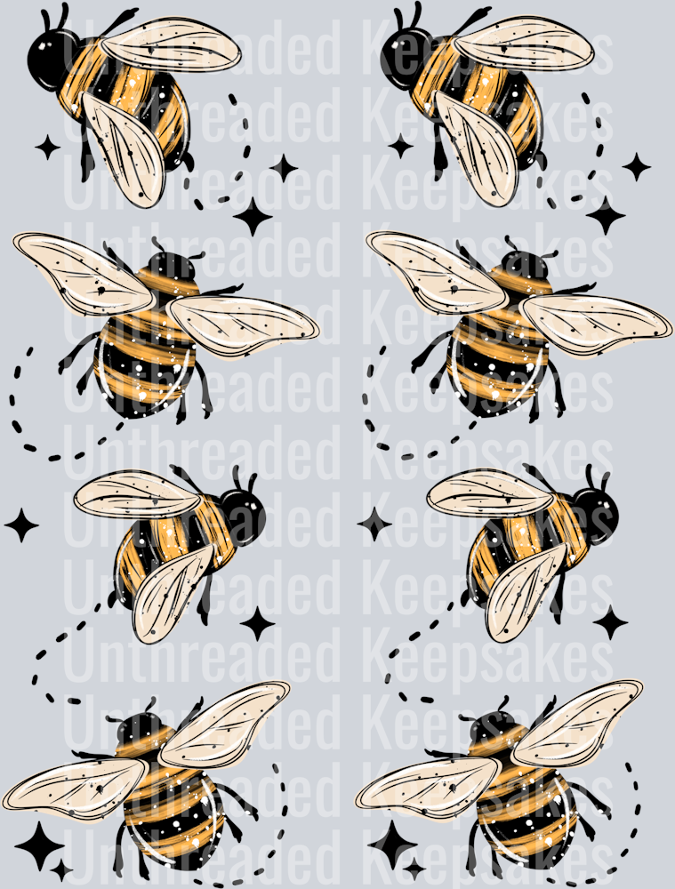 Bee_Sleeves  DTF Transfer