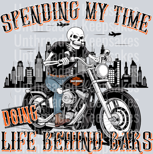 Spending my Time DTF Transfer