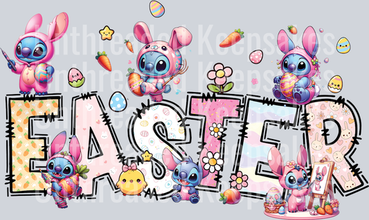 Happy Easter Day DTF Transfer