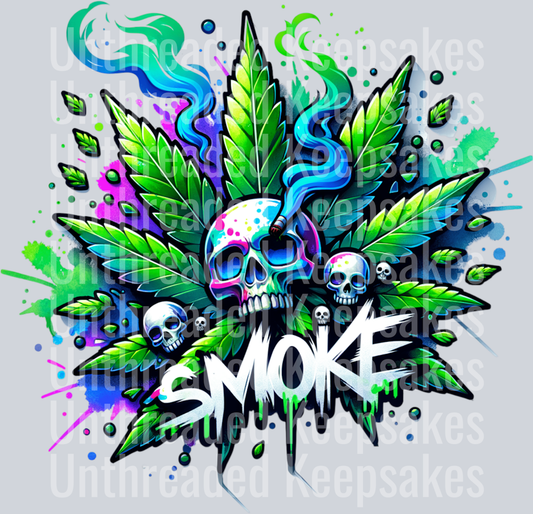 Cannabis Skulls (9)DTF Transfer