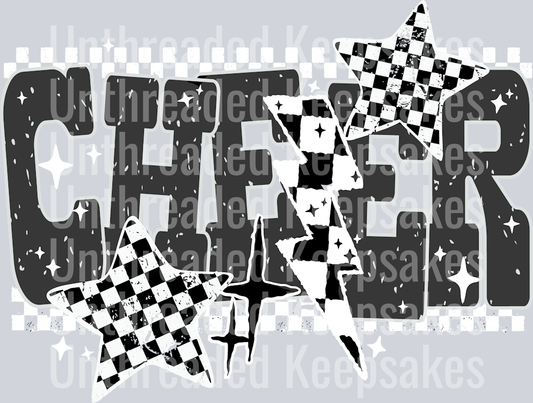 CheerCheckers2-DTF Transfer