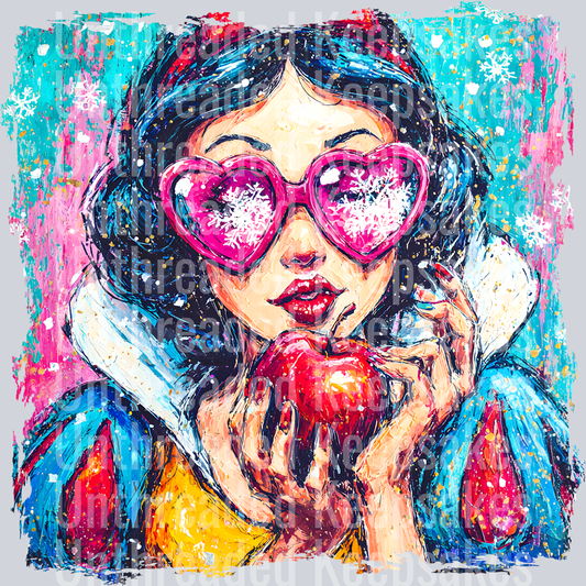 Snow White DTF Transfer