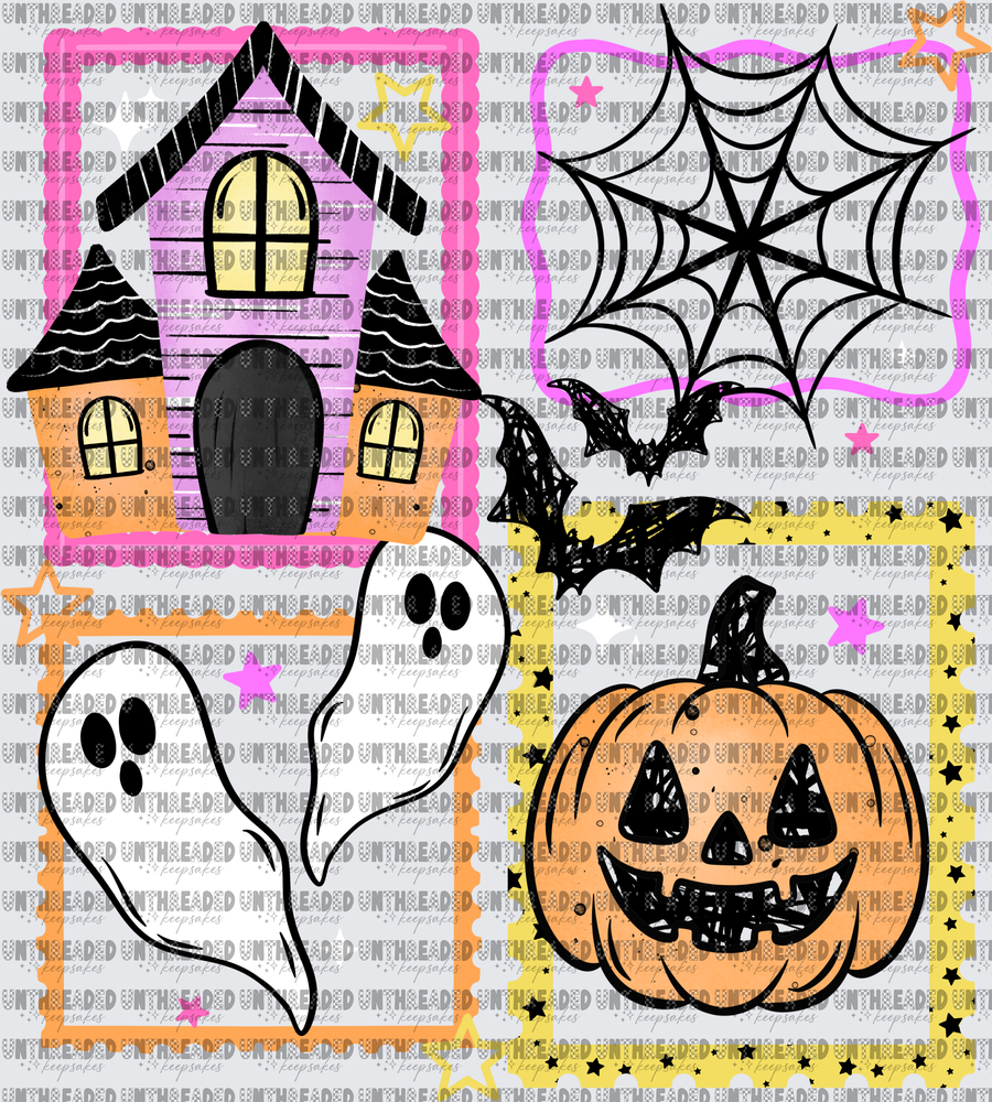 Haunted House Stamps