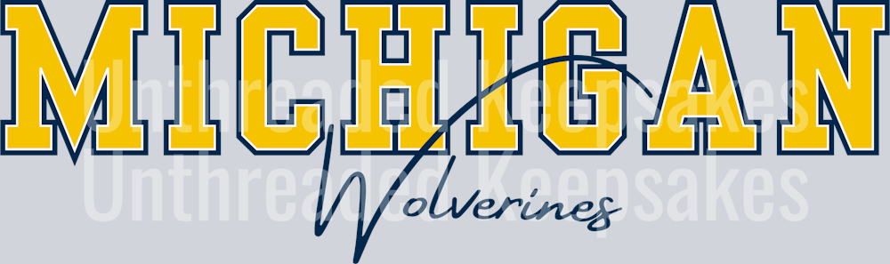 JUMBO MICHIGAN  DTF Transfer