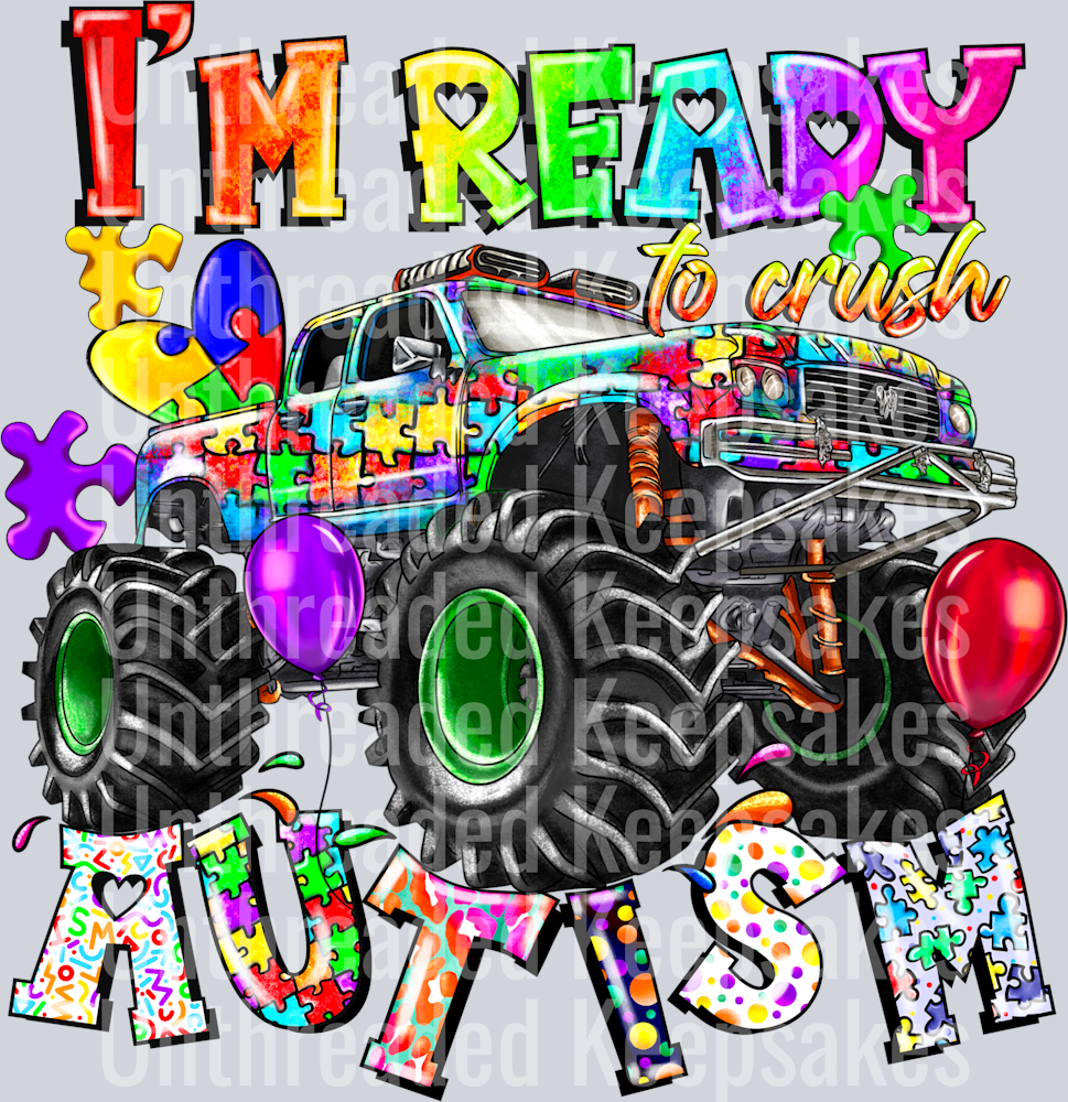 I m Ready Autism DTF Transfer