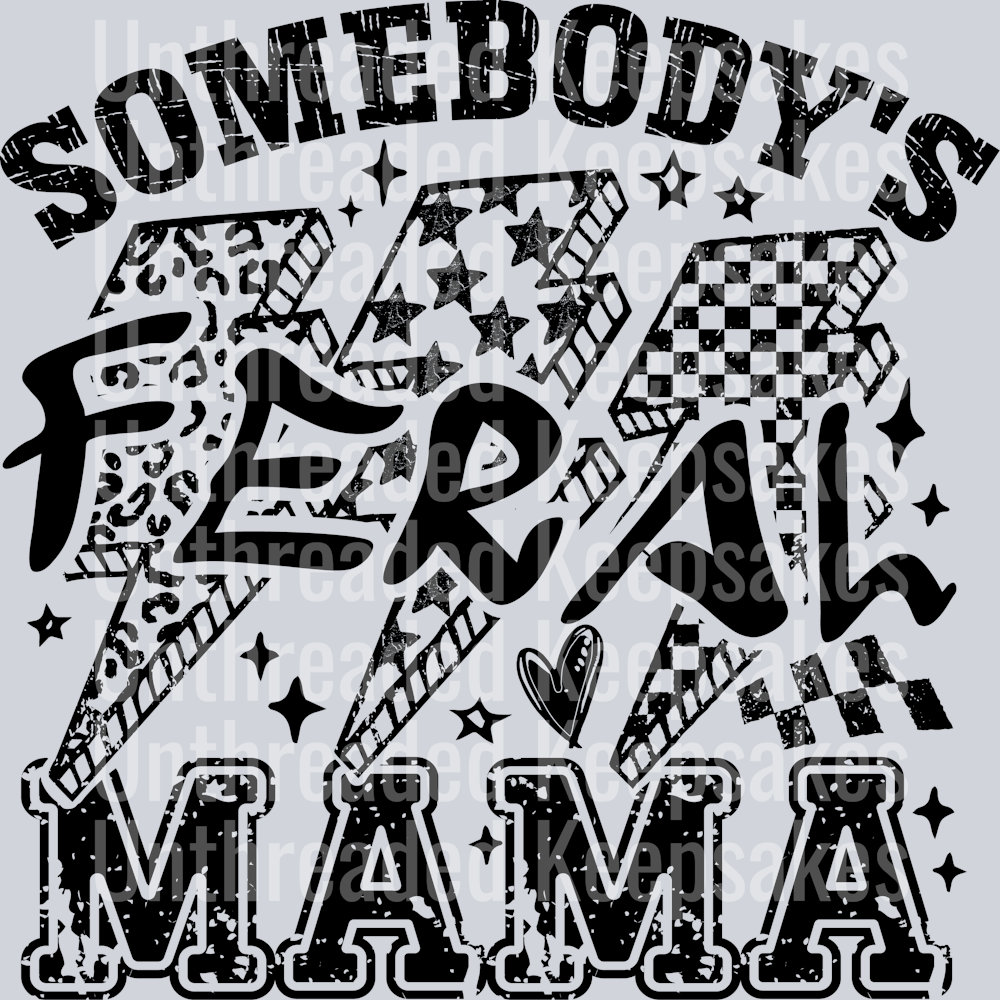 FeralMama1-DTF Transfer