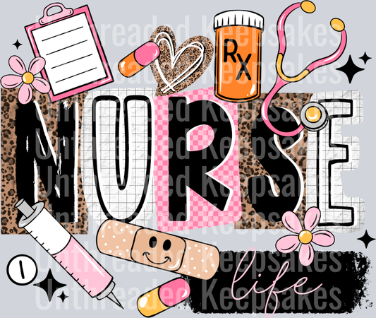 Nurse_Life_DTF Transfer