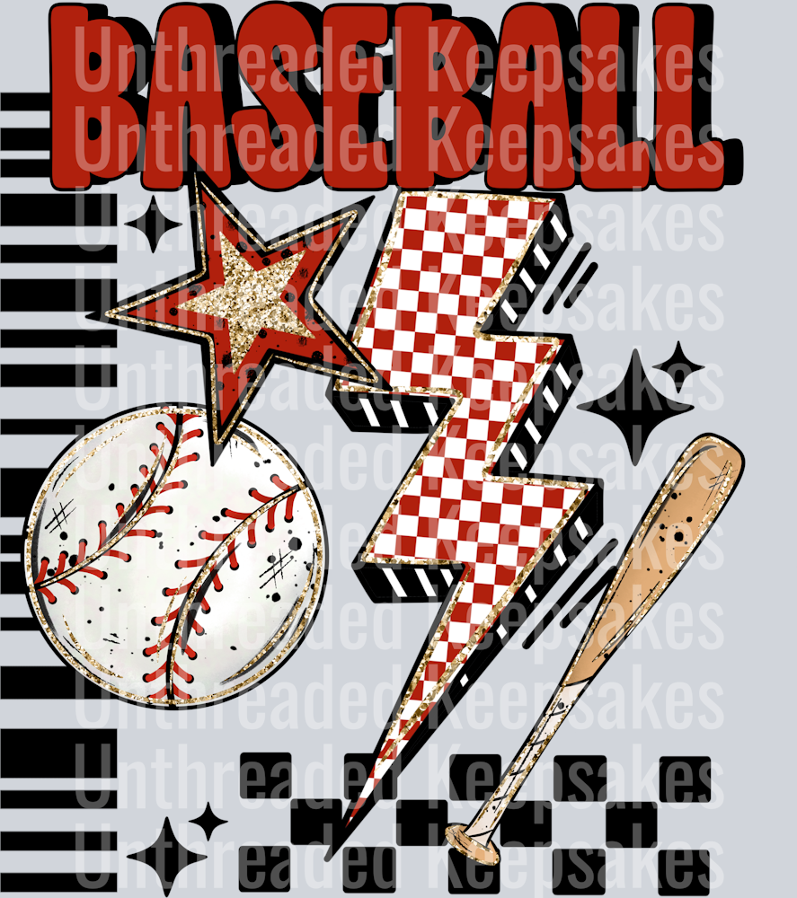 Baseball DTF Transfer