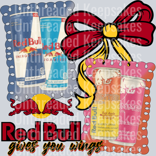REDBULL DTF Transfer